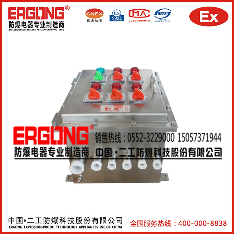 6進6出防爆配電箱防爆接線箱